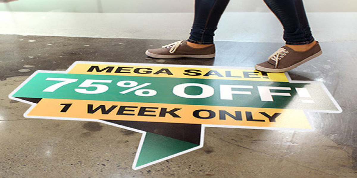 Same Day Personalised Floor Sticker Printing – Transform Your Floors into a Marketing Canvas