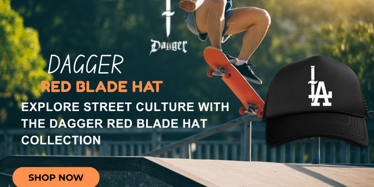 Dagger Red Blade Hat for Skaters & Streetwear Fans