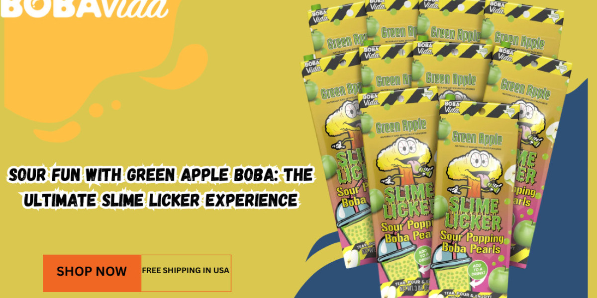 Sour Fun with Green Apple Boba: The Ultimate Slime Licker Experience