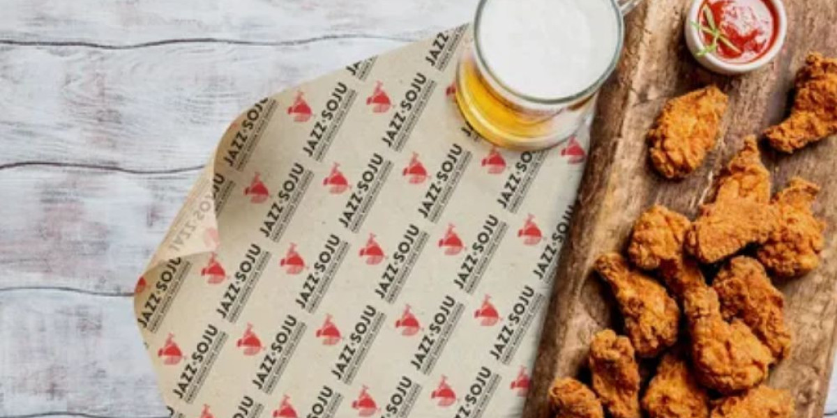 Custom greaseproof paper protects food and enhances brand appeal.