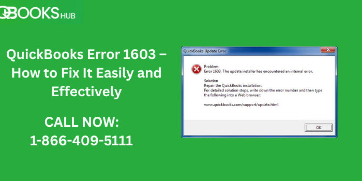 QuickBooks Error 1603 – How to Fix It Easily and Effectively