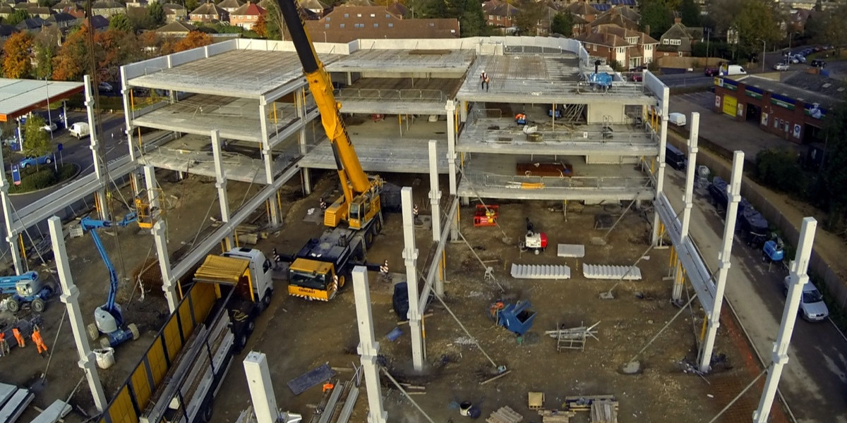 How Expert Parking Lot Construction Enhances Metal Building Construction in Tulsa, OK