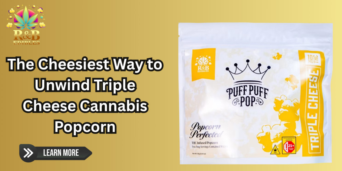 The Cheesiest Way to Unwind Triple Cheese Cannabis Popcorn