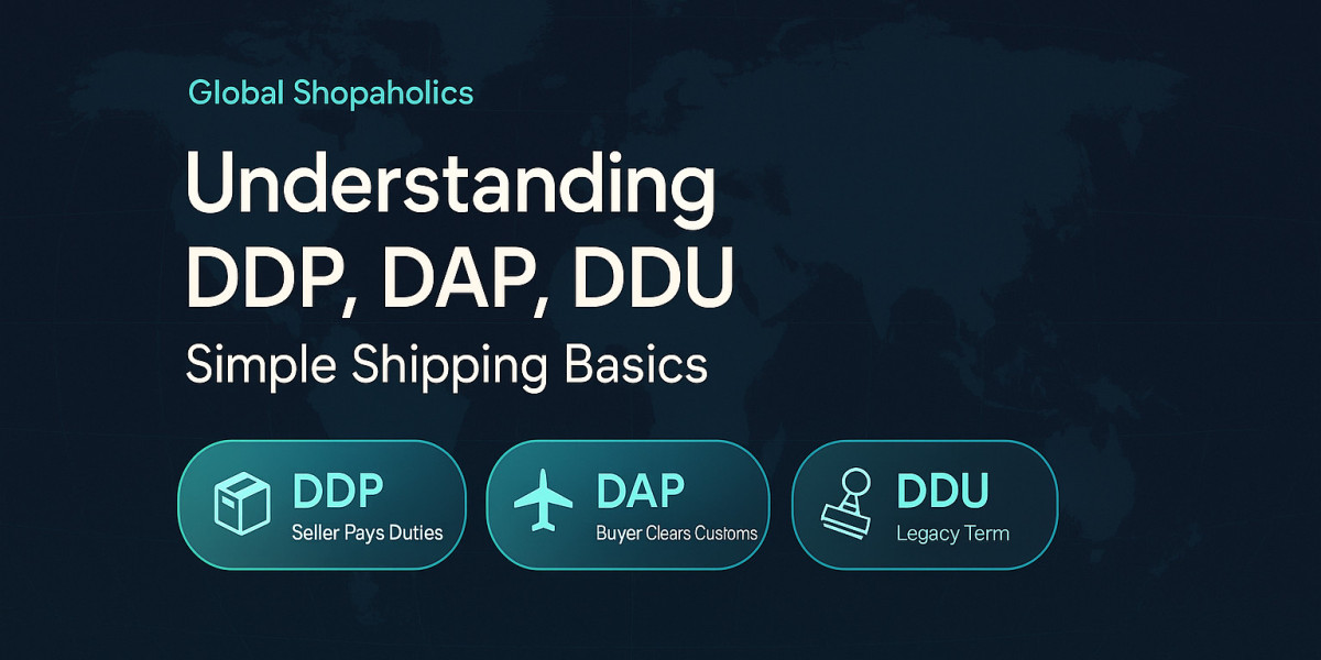 DDP vs DAP vs DDU: Simple Shipping Basics Explained