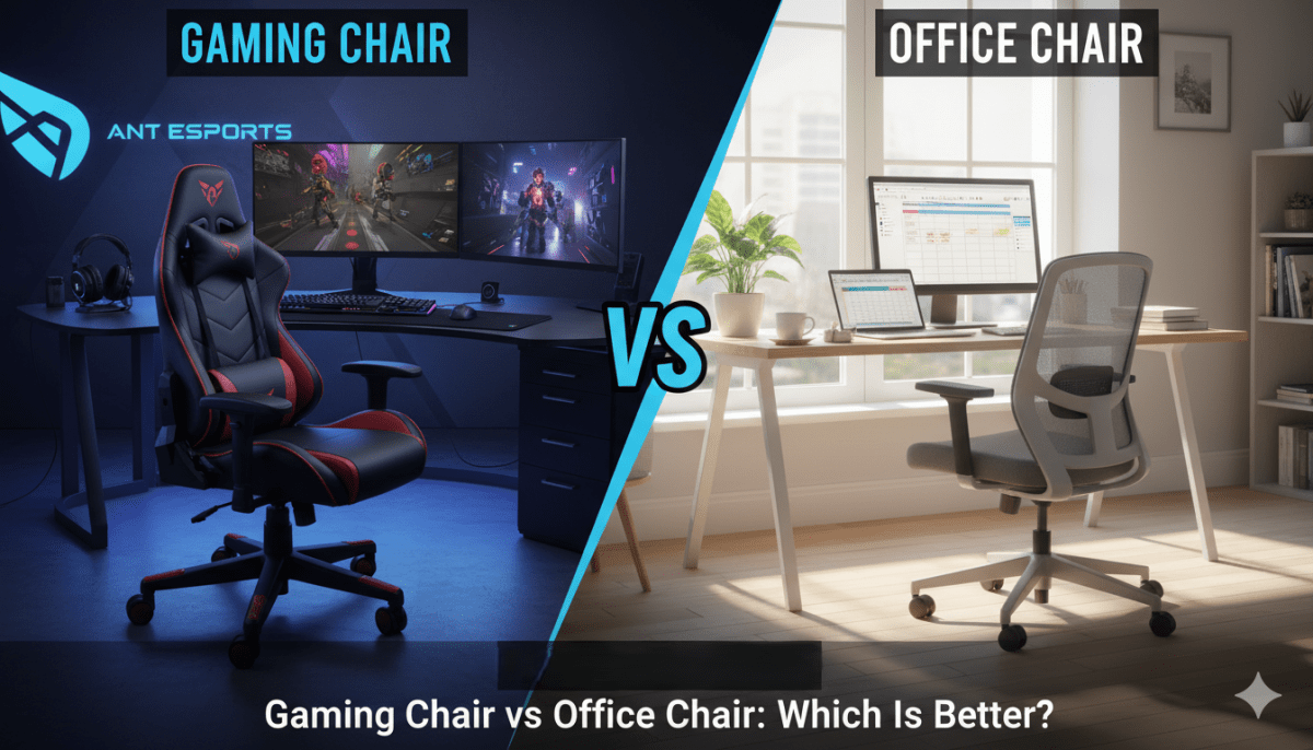 Gaming Chair vs Office Chair: Which Is Better? – Gaming Speakers for PC – Ant Esports
