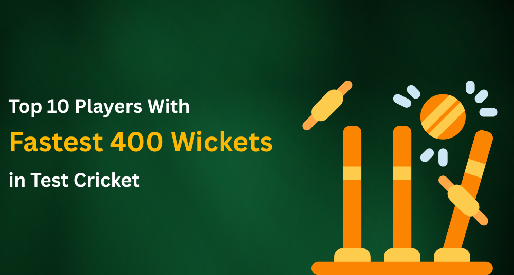 fastest 400 wickets in test Cricket History