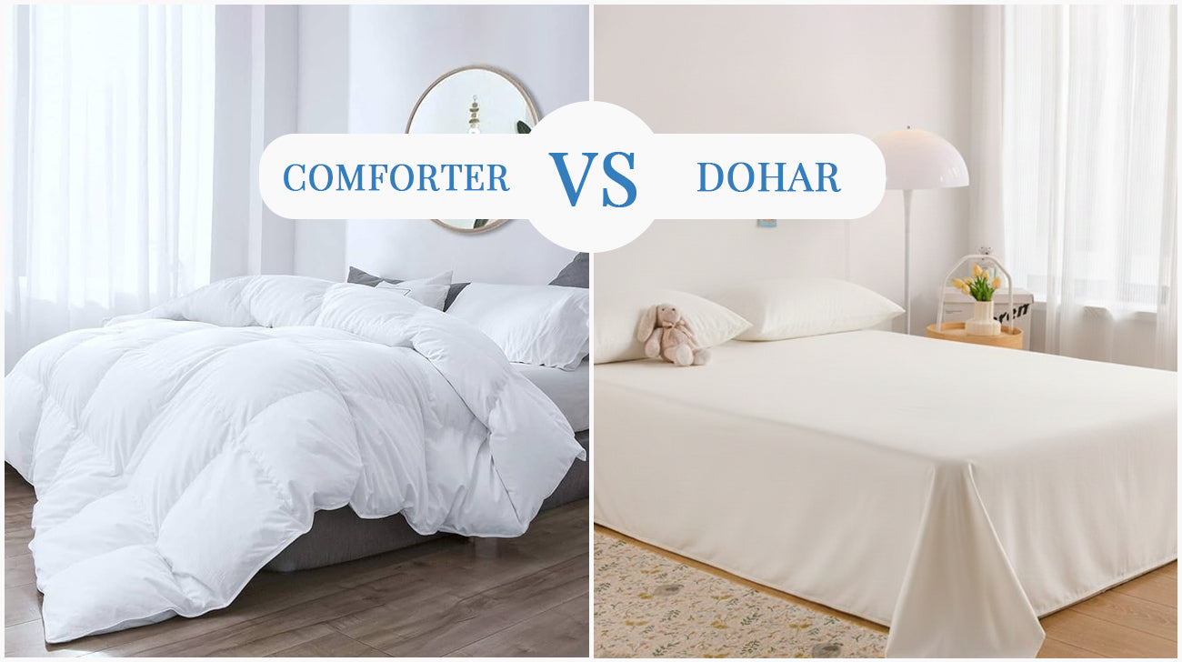 Comforter vs Dohar: Know the Difference Before You Buy  – Weave & Decor