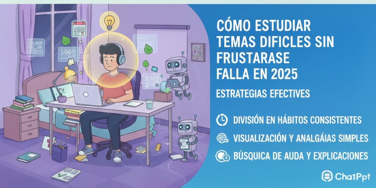 Cómo estudiar temas difíciles sin frustrarse en 2025