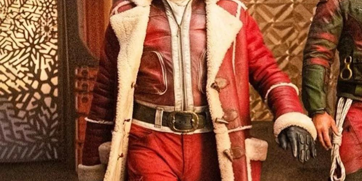 Santa Claus Red One Leather Coat – The Ultimate Holiday Style Statement