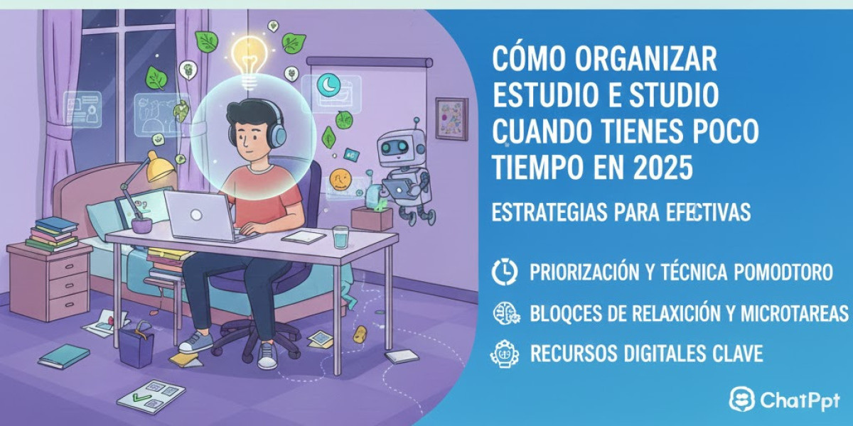 Cómo organizar el estudio cuando tienes poco tiempo en 2025