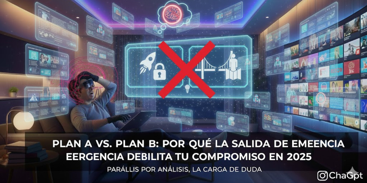 Por qué tener siempre un plan B puede debilitar tu compromiso con el plan A