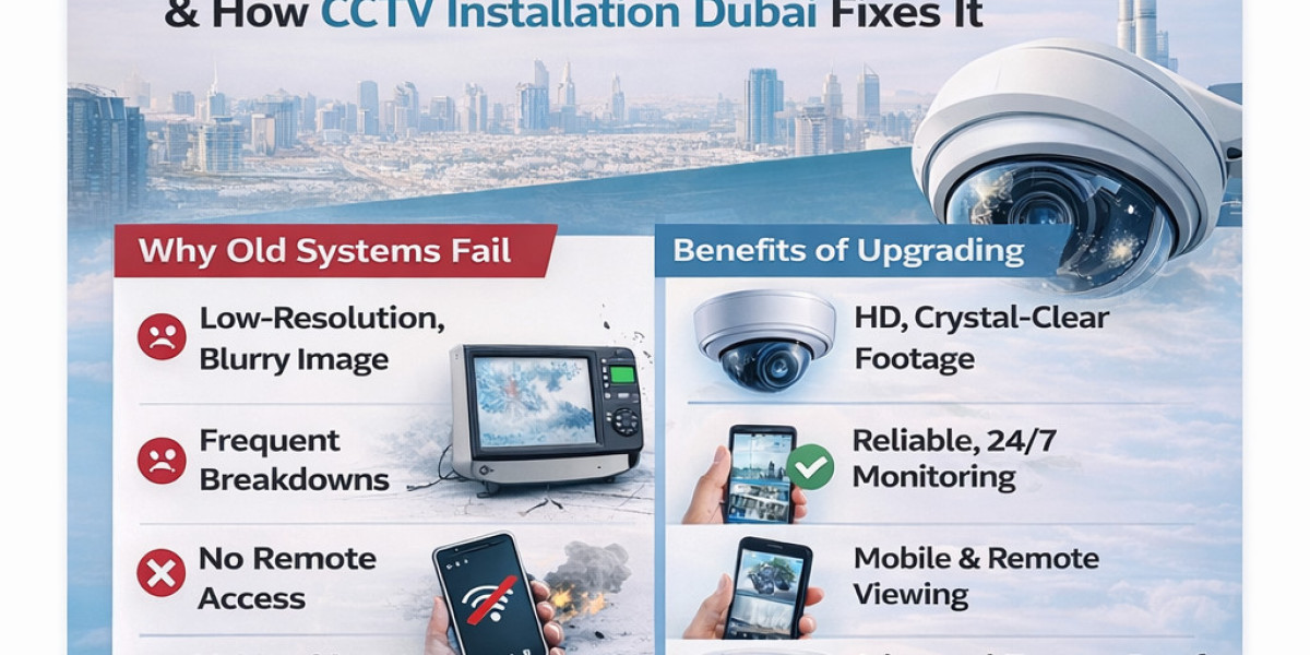 Why Old CCTV Systems Fail in Dubai & How CCTV Installation Dubai Fixes It