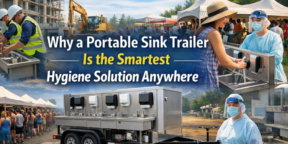 Why a Portable Sink Trailer Is the Smartest Hygiene Solution Anywhere