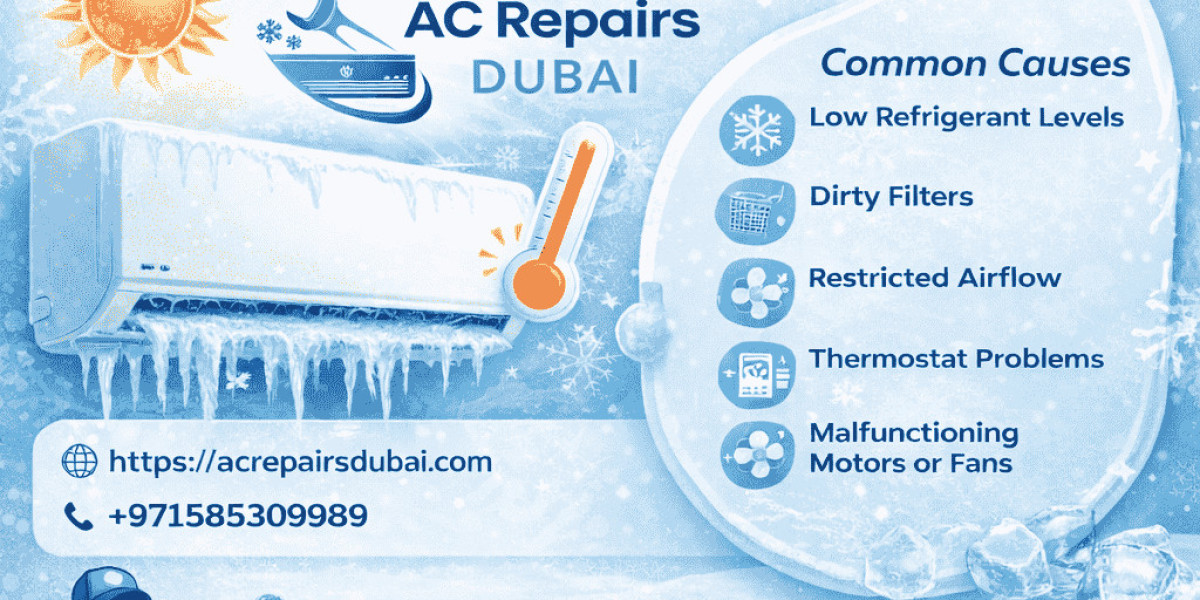 Split AC Freezing Up in Extreme Heat – AC Repair In Dubai Insights