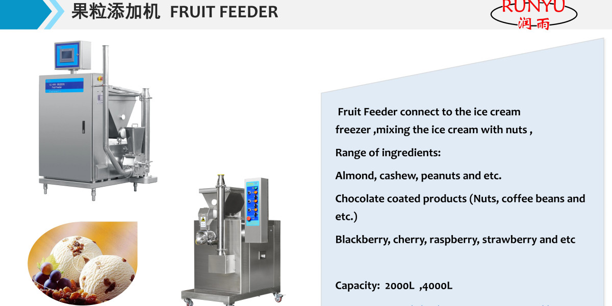 Industrial Fruit Feeder Supplier for Ice Cream and Confectionery