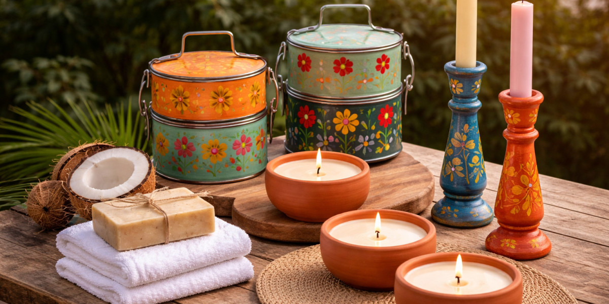 Embrace Sustainable Living with Artisan Creations: From Terracotta Candles to Tiffin Style Lunch Boxes