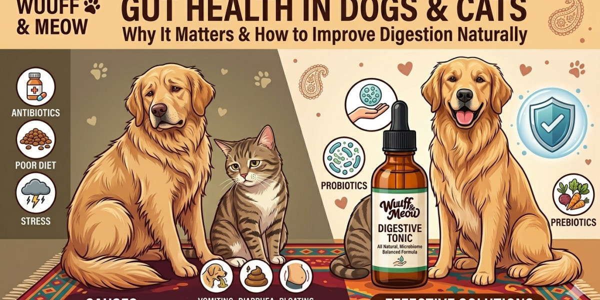 Gut Health in Dogs and Cats: Why It Matters & How to Improve Digestion Naturally