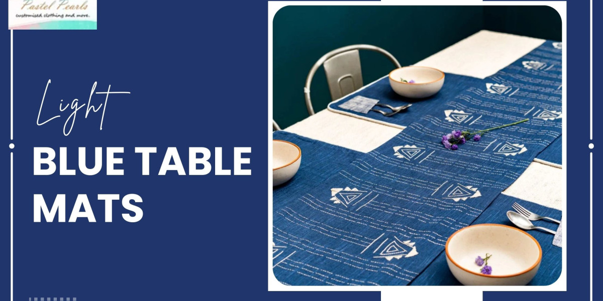 Light Blue Table Mats: Bring Calm and Elegance to Your Dining Table