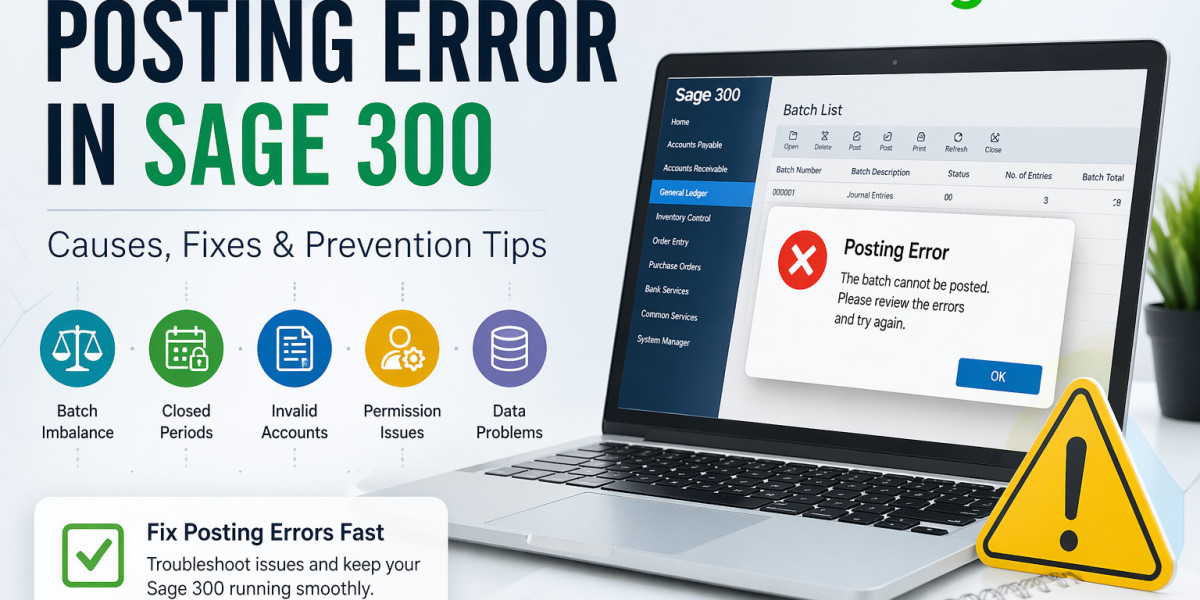 Posting Error in Sage 300: Causes, Fixes, and Prevention Tips