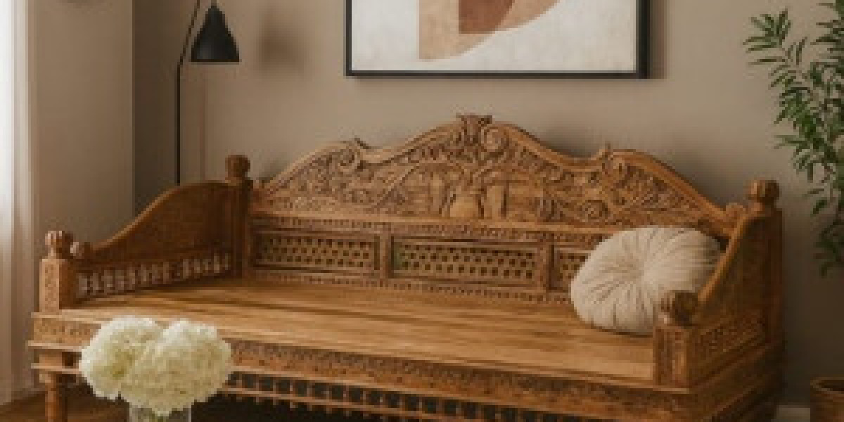Elegant Wooden Living Room Sideboard in Sharjah | Hand-Carved Wooden Living Room Sideboard