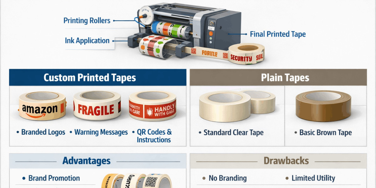 Packaging Tape Printing Market Segmentation, By Product Type and Technology