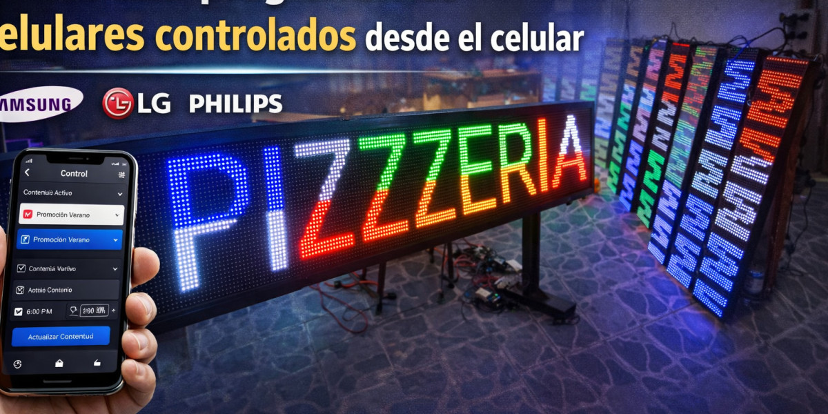 Avisos LED programables desde el celular: publicidad moderna y efectiva