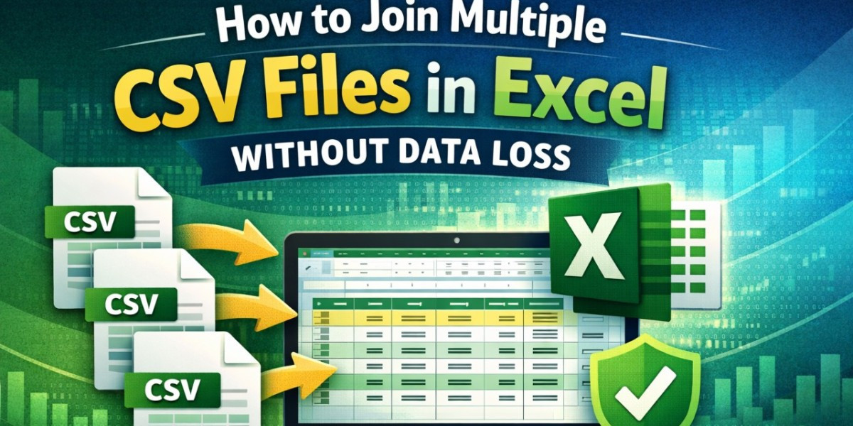 How to Join Multiple CSV Files in Excel Without Data Loss