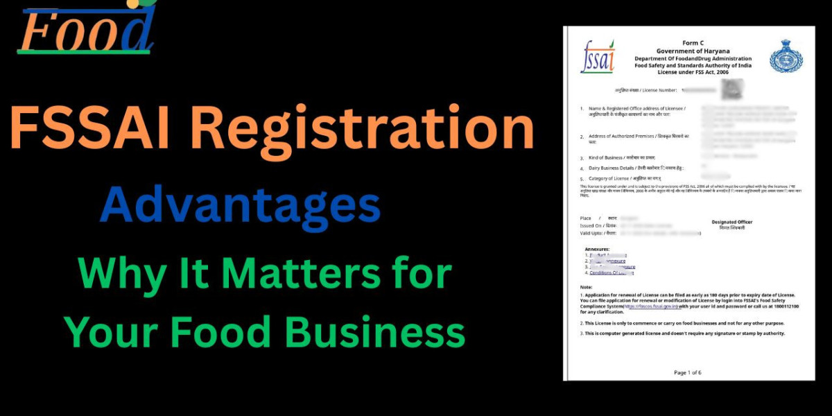 FSSAI Registration Advantages: Why It Matters for Your Food Business