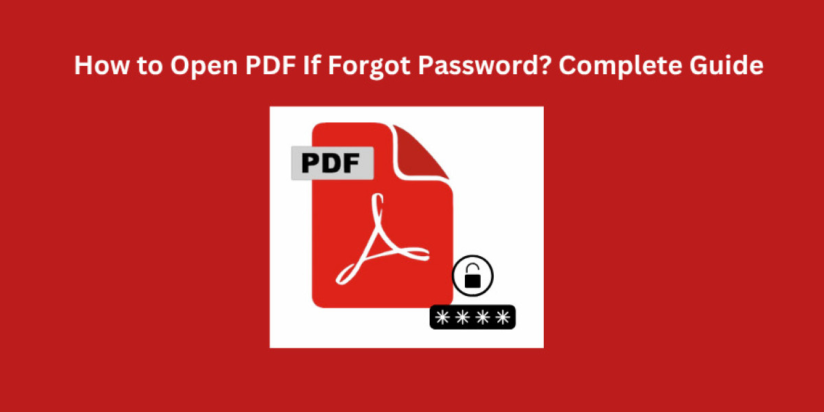 How to Open PDF If Forgot Password? Complete Guide