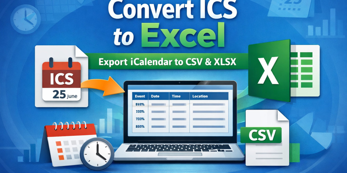 How to Export ICS to Excel Format? Explore Solutions