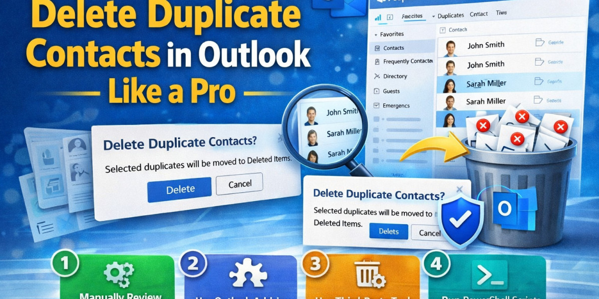 Best Ways to Delete Duplicate Contacts in Outlook Like a Pro
