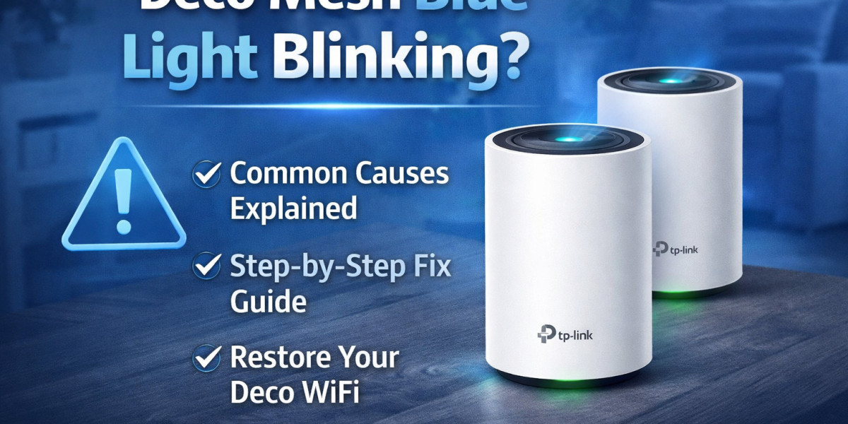 Deco Mesh Blue Light Blinking? Here’s What It Means & How to Fix