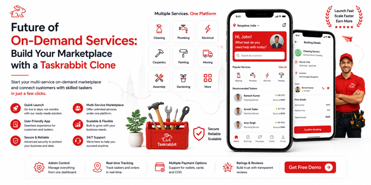 Future of On-Demand Services: Build Your Marketplace with a Taskrabbit Clone
