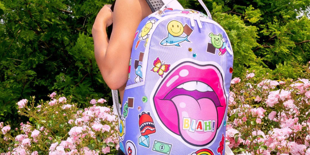 Sprayground Backpack With Edgy Graphics