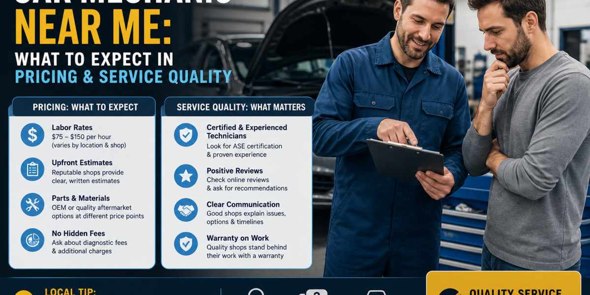 Car Mechanic Near Me: What to Expect in Pricing & Service Quality