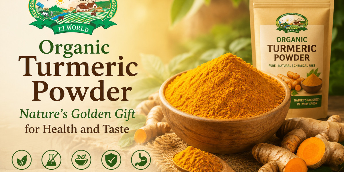 Organic Turmeric Powder Nature’s Golden Gift for Health and Taste-Elworld Organic