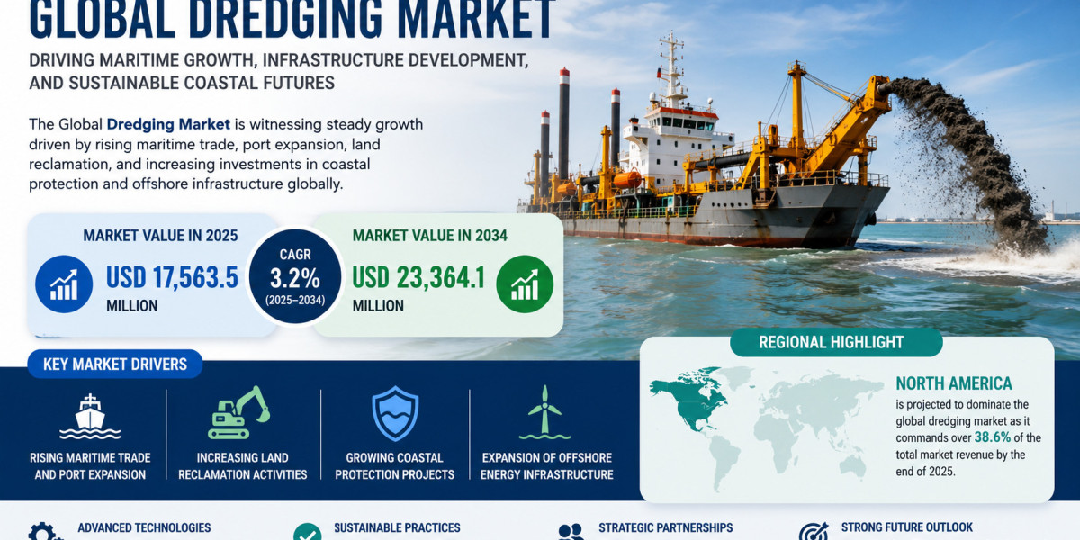 Dredging Market Size, Growth, Trends & Forecast 2025–2034