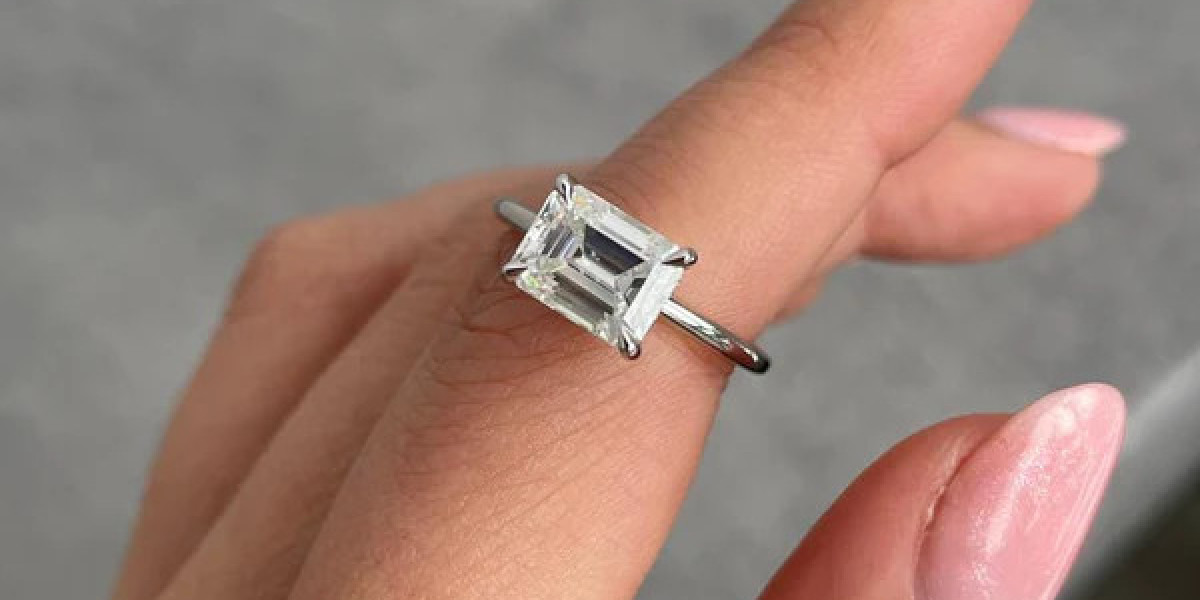 East West Setting Engagement Ring and Diamond Size Impact