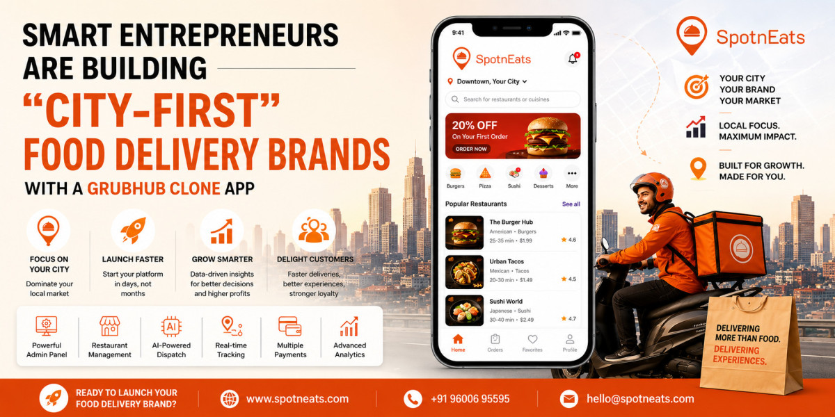 Smart Entrepreneurs Are Building “City-First” Food Delivery Brands With a Grubhub Clone App