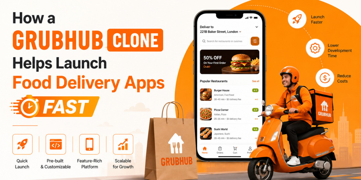 How a Grubhub Clone Helps Launch Food Delivery Apps Fast