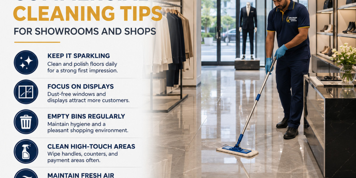 Commercial Cleaning Tips for Showrooms and Shops