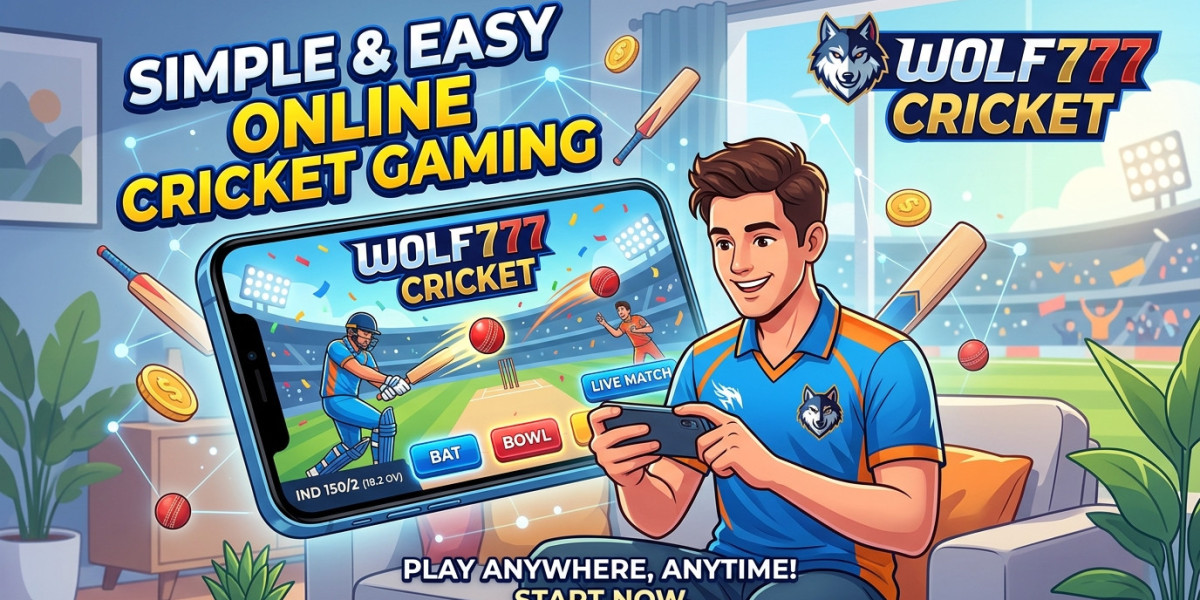 Simple and Easy Online Cricket Gaming Experience with Wolf777 Cricket