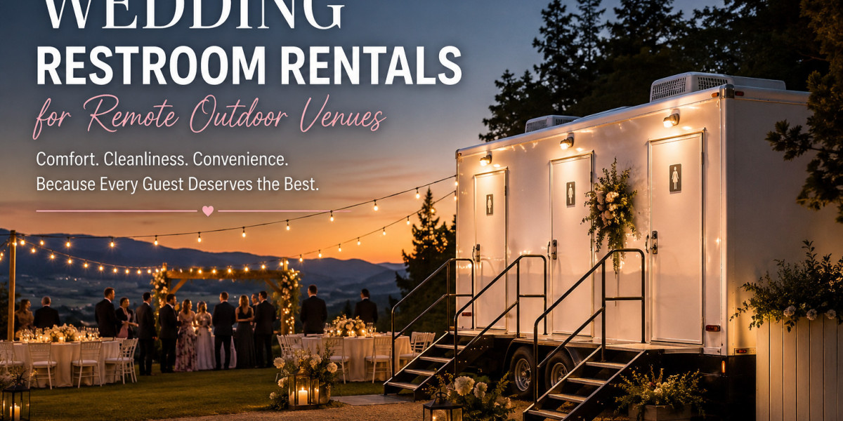 Wedding Restroom Rentals for Remote Outdoor Venues