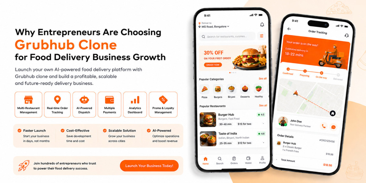 Why Entrepreneurs Are Choosing SpotnEats Grubhub Clone for Food Delivery Business Growth