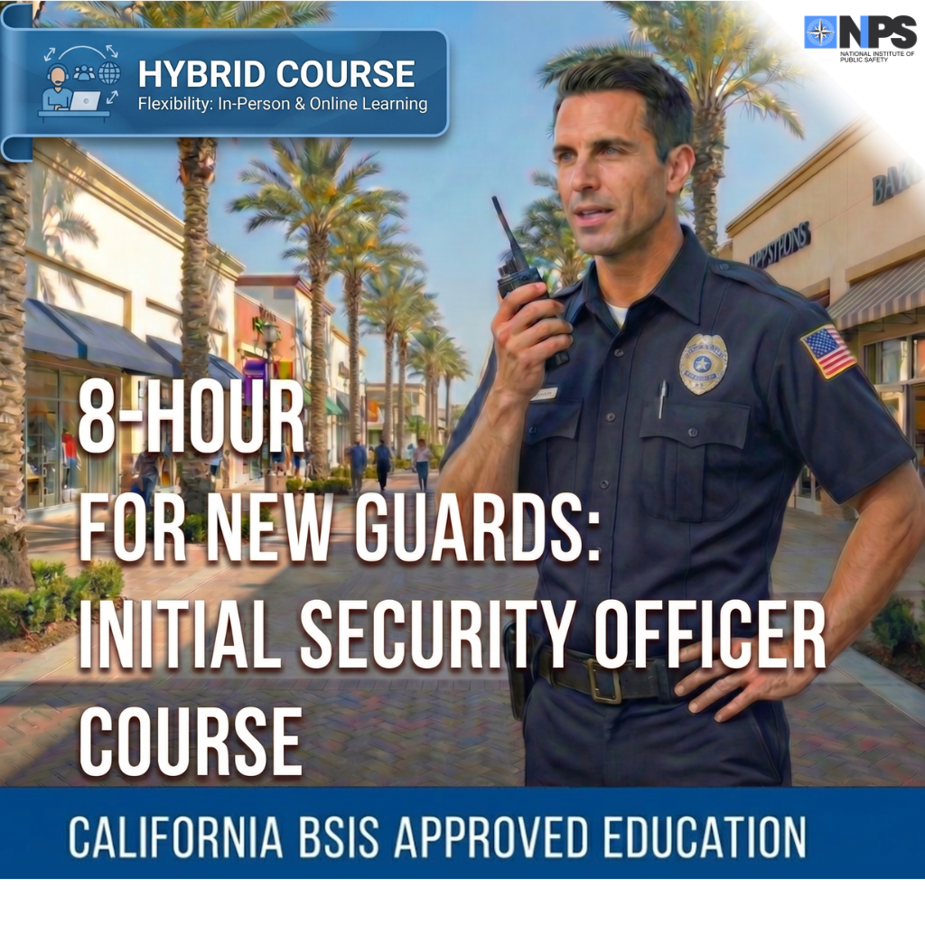Security Officer Course | Start Your Career Online