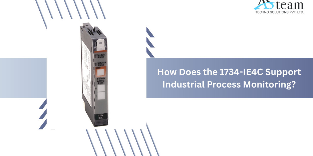 How Does the 1734-IE4C Support Industrial Process Monitoring?