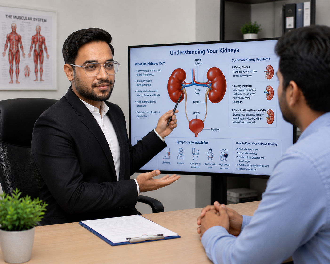 Kidney Hospitals in Gandhinagar, Gujarat | Advanced Kidney Care Services - Kabir Kidney Care and Diagnostic Center - Dr. Harsh Patel Nephrologist & Kidney Transplant Physician