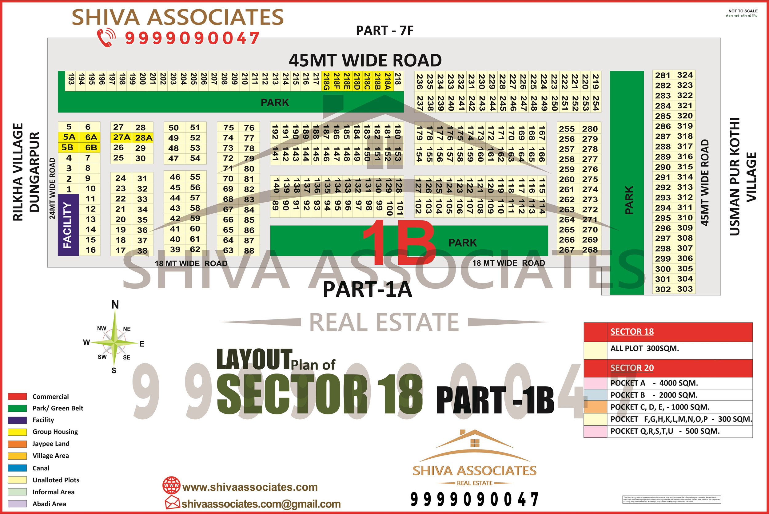 Sector 18 Part-1B, Yamuna Expressway Map