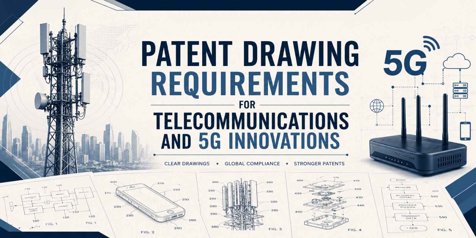 Patent Drawing Requirements for Telecommunications & 5G