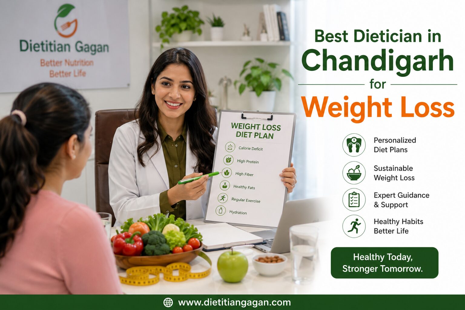 Best Dietician In Chandigarh For Weight Loss | Expert Diet Plans